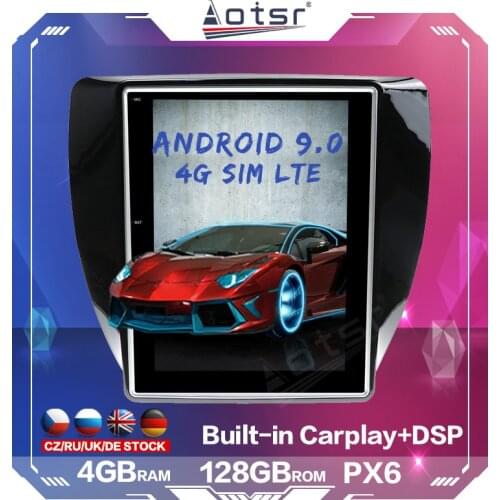 128G For Volkswagen jetta 6 sagitar Android Tesla Vertical Screen PX6 Multimedia Player Auto GPS Navigation DSP Carplay 4G SIM