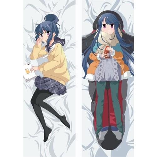 Mxdfafa Japanese Anime Laid-Back Camp Dakimakura Case Cattoon Pillow Covers Decorative Hugging Body Pillow cover Dropshipping