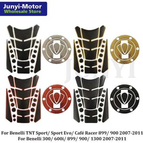 Fuel Tank Pad Gas Cap Cover Stickers For Benelli TNT Sport Evo 899 900 300 600i 1300 2007 2008 2009 2010 2011 Protector Decal