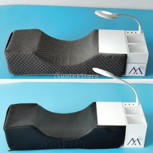 Eyelash Extension Grafting Pillow Cushion & Shelf Light for Salon Make up