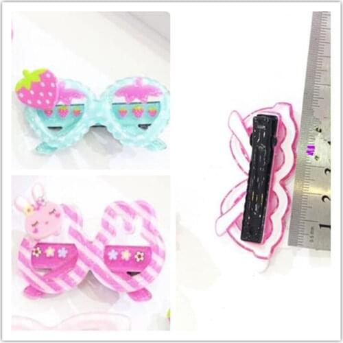 2018 New Pet Cats Grooming Accessories Clips Dogs Acrylic clip candy color glasses side clip 20pcs/lot