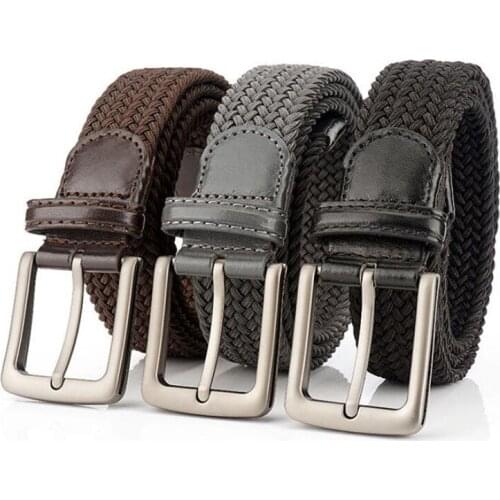 Komeiqis new woven elastic band unisex multicolor casualbelts arehigh-quality,well-made,beautifuland fashionable,sexy versatile