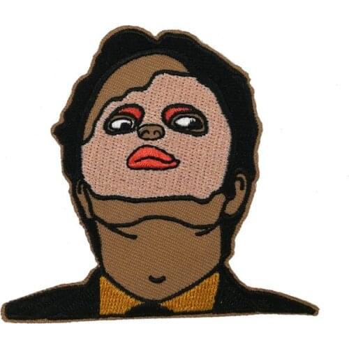 The office Dwight Schrute Mask Enamel Hat Deco Embroidered NEW IRON ON and SEW ON Patches for clothing TV Show Tshirt DIY