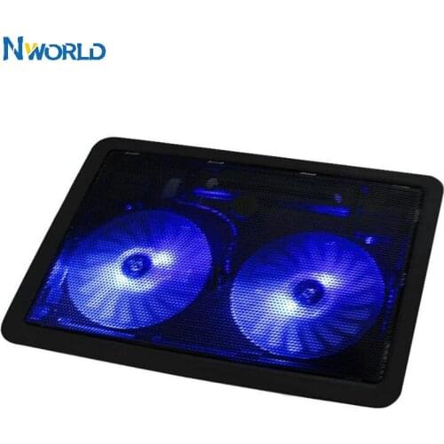 2 Fans 10in To 14.1in USB Laptop Notebook Cooler Stand Cooling Pad Suporte Para Notebook Super Silent USB Fan For Macbook Pro