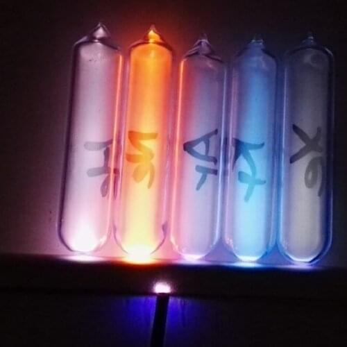 Complete Set of Noble Gases Sealed in Ampoules Helium Neon Argon Xenon Krypton