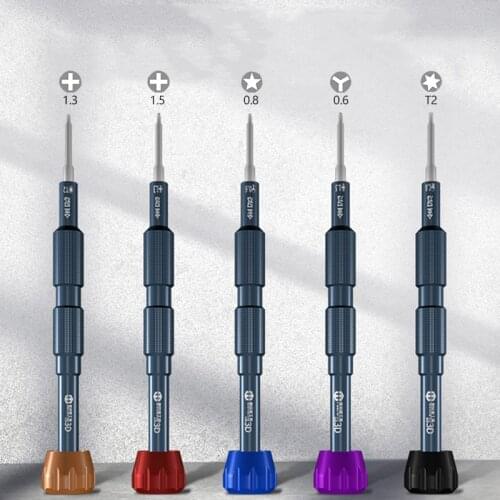 Precision 3D Screwdriver Magnetic Anti-Slip Torx Hex Pentalobe S2 Steel Bits Screw Driver for iPhone Android Mobile Phone Repair