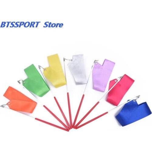 Professional 4m x 5cm Gym Ribbons Dance Ribbon Rhythmic Art Gymnastic Ballet Streamer