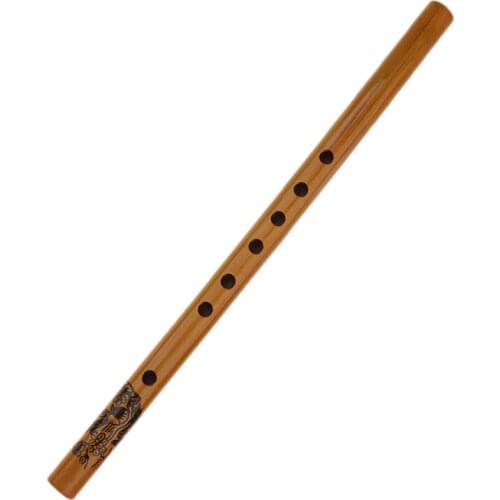 Professional Traditional Bamboo Flute Xiao Dizi Handicraft Gift for Friends Students Family 33cm