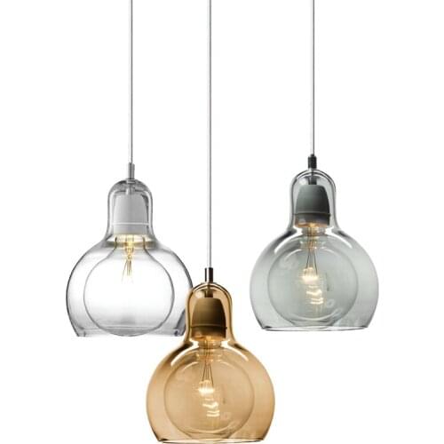 Modern Globe Glass Bulb Pendant Lights Kitchen Dinning Room Hanglamp luminaire Light Fixtures Nordic Lamp living room lighting