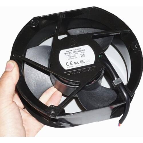 Aluminum alloy frame Delta EFB1548VHG fan 17cm 48V 0.83A high air volume inverter cooling fan