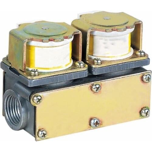 1/2inch lpg lng double solenoid valve normally closed and open for power on brass valve solenoid,burner solenoid valve