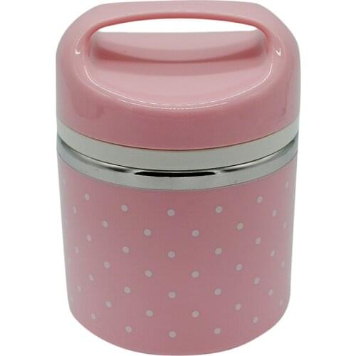 1-3 Layer Stainless Steel Thermal Insulated Stackable Bento Food