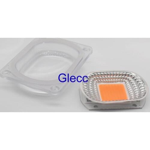 1set LED Lens Reflector For LED COB Lamps Include: PC lens+Reflector+Silicone Ring Lamp Cover shades FloodLight DIY