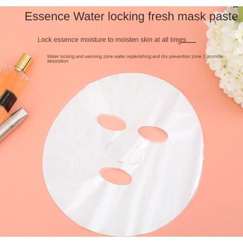 200pcs Plastic Film Skin Care Full Face Cleaner Mask Paper Natural Disposable Plastic Paper Masks Facial Beauty Healthy Tool
