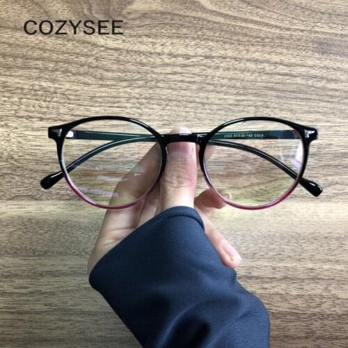 2020 Fashion Women Glasses Frame Men Eyeglasses Frame Vintage Round Clear Lens Glasses Optical Spectacle Frame Transparent