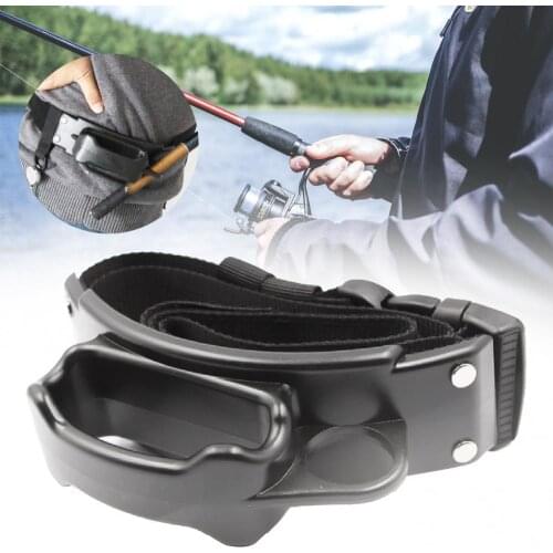 50% Discounts Hot! Rock Fishing Belt with Buckle Belly Top Rod Holder Pole Fish Tool Equipment