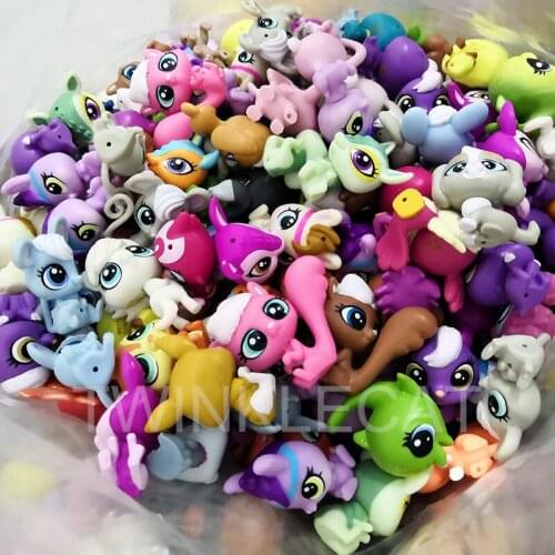 Set Of 20) Animal Toy Little Mini Pet Action Figures Toys Animal Cute Cat Dog Canina Action Figures Kids Toys 2018 Collection