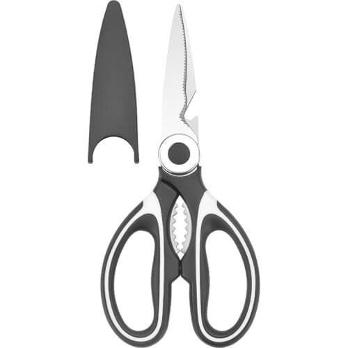 Kitchen Scissors Stainless Steel Purpose Shears Meat Vegetable Barbecue Bone Opening Bottle Effortless Multipurpose Tool
