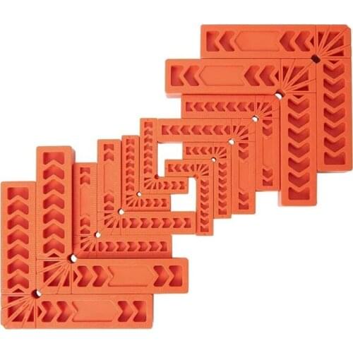 Square Angle Ruler Protractor 90 Degrees Positioning Right Angle Marking Gauge For Carpentry Woodworking Tools 12Pcs