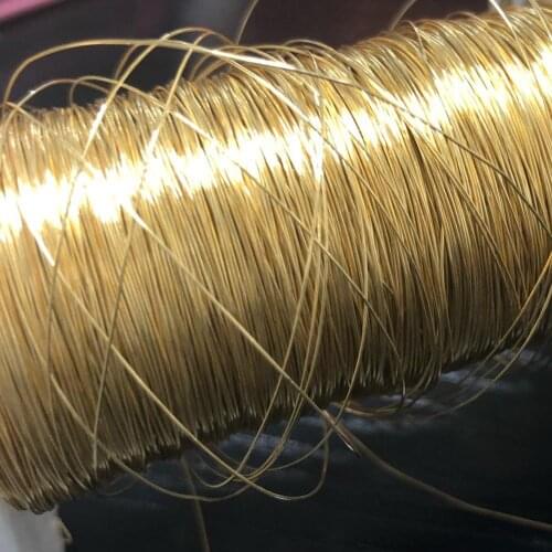 MADALENA SARARA 18K Gold Wire DIY Jewelry Making 0.6mm Strip Optional 10cm/lot Au750 Made