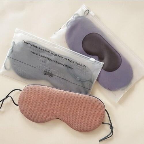 1Pc Sleep Mask Natural Sleeping Eye Mask Eyeshade Cover Shade Double-sided Available Breathable Blindfold Travel Rest Eye Patch