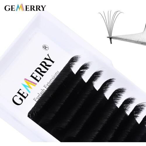 25MM Premade Easy Fan Volume Lashes Bloom Individual Eyelash Extension Faux Mink Eyelashes Soft Natural Camellia Lash Extensions