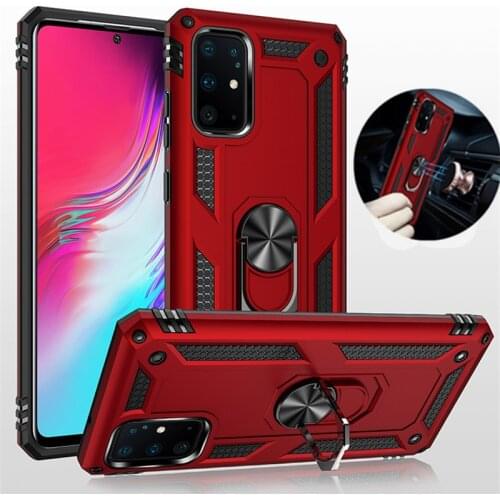 Funda de lujo para Samsung Galaxy S20, S20 Plus, S21 Ultra, armadura, anillo magnético, soporte para coche, Samsung S20 FE, 5G