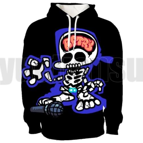 3D Friday Night Funkin Hoodie Funny Superhuman Style Casual Street Fashion Trend Hoodie Oversized Adults Children Can Wear Tops