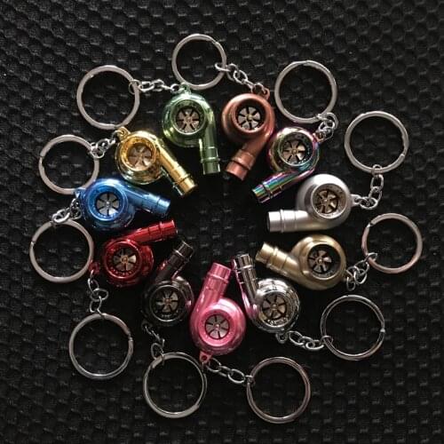 High quality JDM metal turbine Hella Flush Car key ring Turbo Keychain for honda toyota mazda mitsubishi nissan accessories