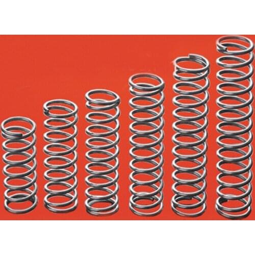 1pcs 1.2mm WD 12mm-20mm OD Stainless steel compression spring return compressed springs 300mm Length