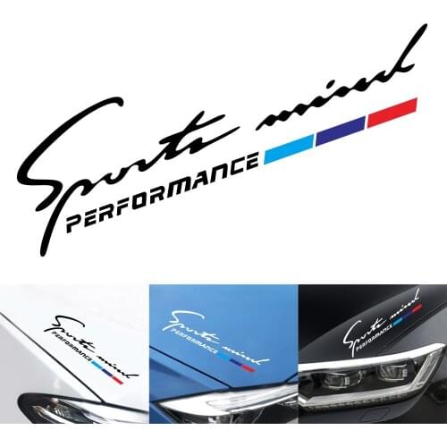 1pcs M Performance Car Head Sticker For BMW E38 E39 E46 E53 E60 E61 E64 E70 E71 E85 E87 E90 E83 F10 F20 F21 F30 F35