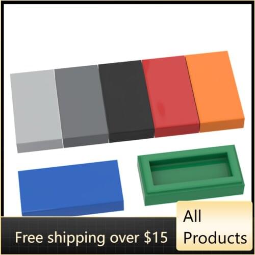 10PCS Assembles Particles 3069 30070 Tile 1x2 Light Panel Building Blocks Bricks Part DIY Assembly Educational Toy For Kid Gift