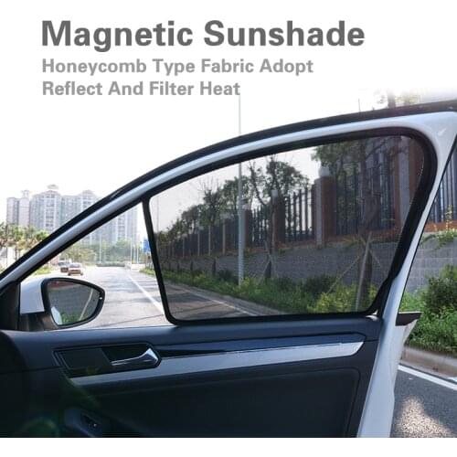 2PCS Magnetic Car Front Side Window SunShades Mesh Cover For Mazda CX-4 CX-5 CX-7 CX-8 CX-9 Mazda 3 5 6 ATENZA Axela car curtain