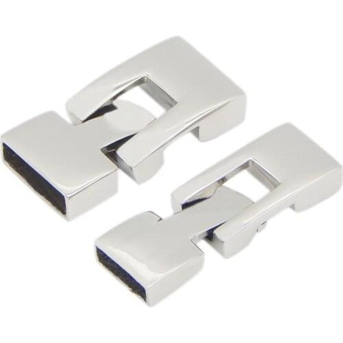 20pcs/lot engrave logo hole:10X3/14.1*4mm Stainless Steel Silver Necklace Bracelet Ends Beads Caps Clasp Fine Jewelry Making