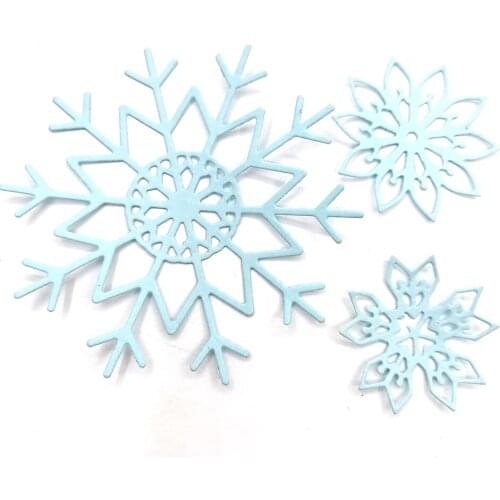 Julyarts 3pcs Snowflack Cutting Die Natal For Scrapbooking Die Cut Stencil Handmade Paper Card Make Mould Model Craft Decoration