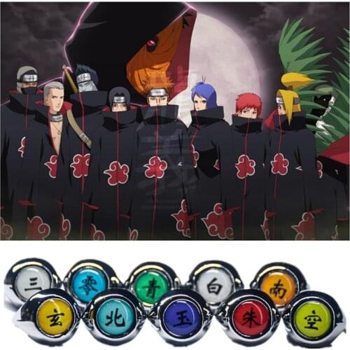 Anime Toys Cosplay Rings Cos Ring Pack 1 PC Hidan Deidara Pein Rings Accessories Party Prop Gifts