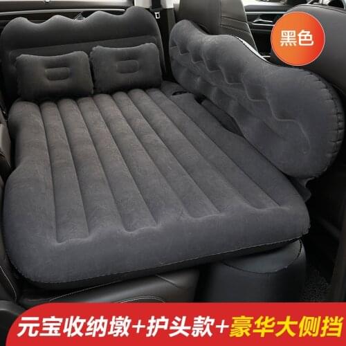 Car Air Inflatable Travel Mattress Bed Auto Back Seat bed Mattress Multifunctional Sofa Pillow Outdoor Camping Mat Cushion