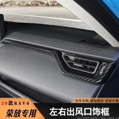For Toyota Rav4 2020 Car covers,Car-Styling Car Accessories Center Console Modified Interior Trimleft And Right Air Outlet Trim