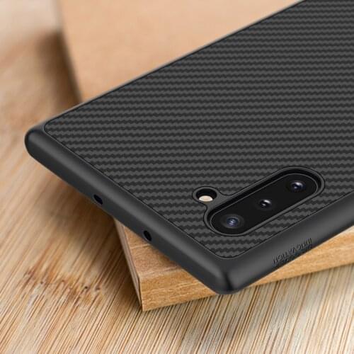 Nillkin Synthetic fiber Carbon Back Cover & Nylon for Samsung Galaxy Note 10 case thin slim for Samsung Galaxy note 10 plus case