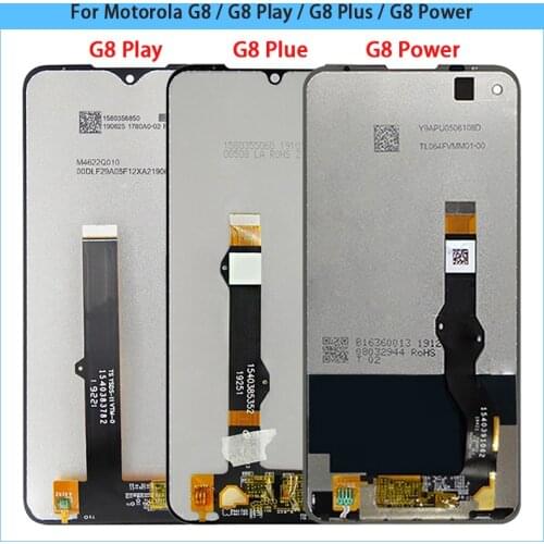 Original For Motorola Moto G8 Play G8 Plus G8 Power LCD Display Touch Screen Sensor Digiziter Assembly LCD Screen Replacement