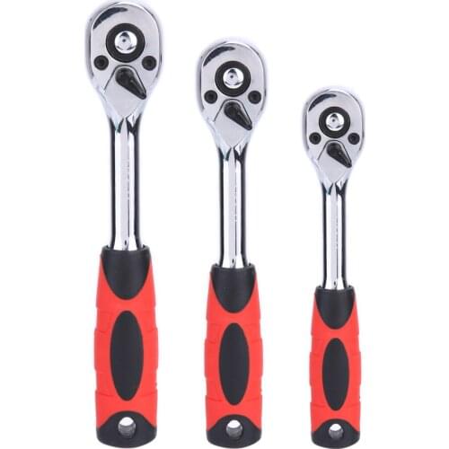 72 Teeth Quick Release Ratchet Socket Wrench Hand Repairing Tool 1/4 For Car Motorcycle Vehicle Bicycle Socket Wrench Kit Tools
