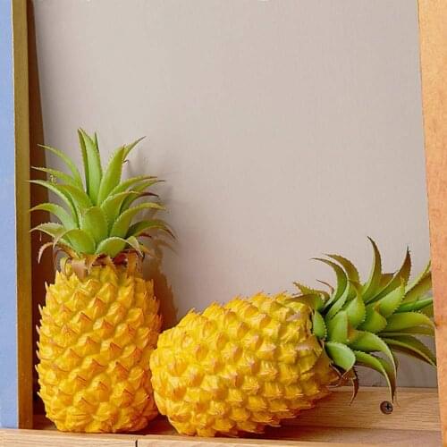 Artificial Plastic Fruits Fake Pineapple Home Ornament Decor Party Display Prop