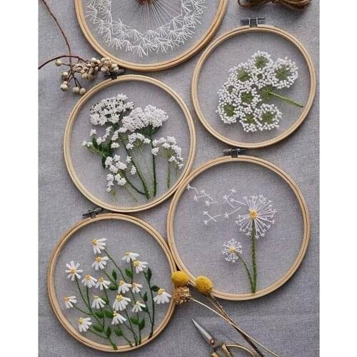 Embroidery Kit Beginner flower diy, embroidery kit modern plants, diy Kit Embroidery gift, diy Kit adult kids Mothers Day YP030