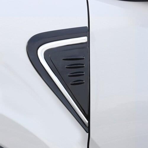 Sticker Car Side Air Flow Vent Blade type leaf board Air outlet Patch accessories Panel frame For Toyota CHR C-HR 2016-2019
