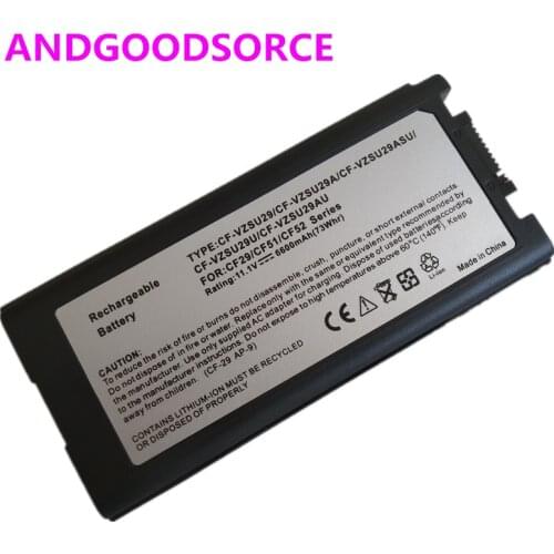 New CF-VZSU29 Laptop Battery 11.1V 73Wh For Panasonic Toughbook 51 52 CF-29 29A VZSU29U VZSU29A VZSU29AU VZSU29ASU 29DC1AXS 29E