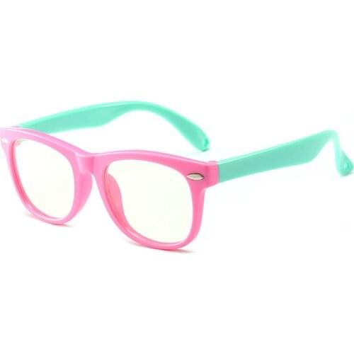 MAXJULI Kids Square Blue Light Blocking Glasses Optical Frame Child Boy Girl Computer Anti Reflective Eyeglasses 6612