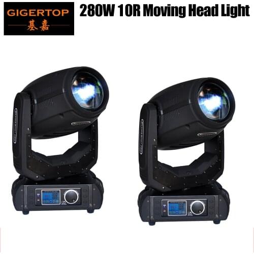 Wholesales Price 2 Pack 280W 10R Moving Head Light Lens Optical System Achanical Focus 420W Power LCD Display Roller Setting