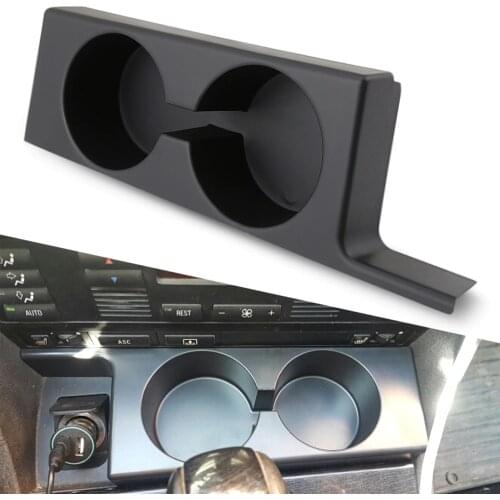 Front Car Cup Holder for BMW E39 5-Series 1998 1999 2000 2001 Black Portable Car Front Premium Cup Holder