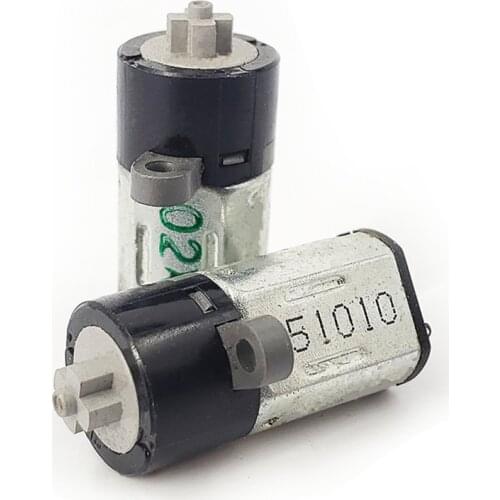 DC 3V-6V 3.7V Micro Mini M10 Planetary Gear Motor for Electric Intelligent UAV Electronic Door Lock Massager Switch 68RPM-136RPM