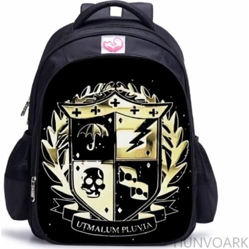 16inch The Umbrella Academy 3D Printing Backpack for Teenage Girls Boys Book Travel Bag Children School Backpacks